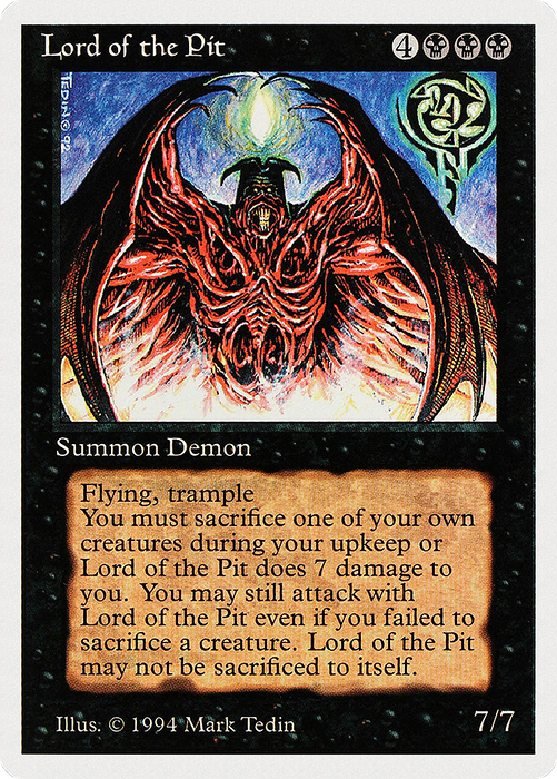 Lord of the Pit (SUM-116) - rare