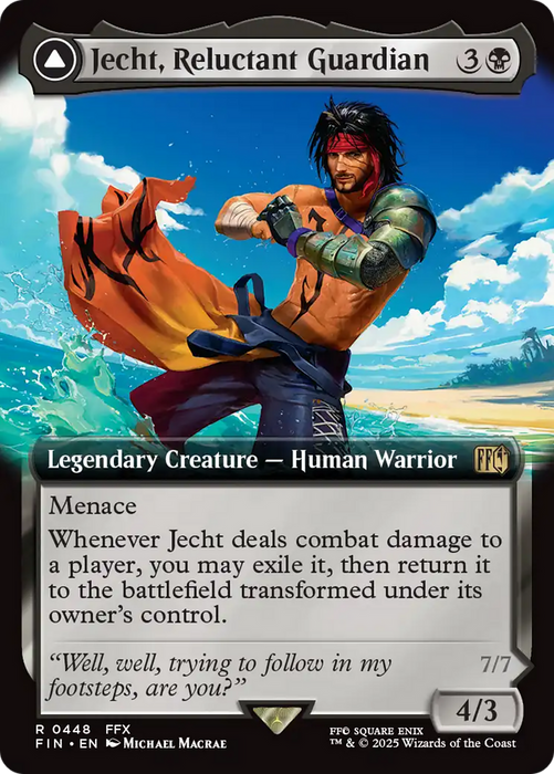 Jecht, Reluctant Guardian (Extended Art) (FIN-448) - rare - Foil