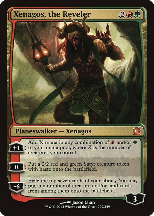 Xenagos, the Reveler (THS-209) - mythic - Foil