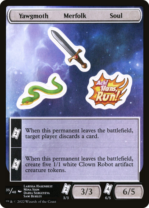 Yawgmoth Merfolk Soul (UNF-035) - common