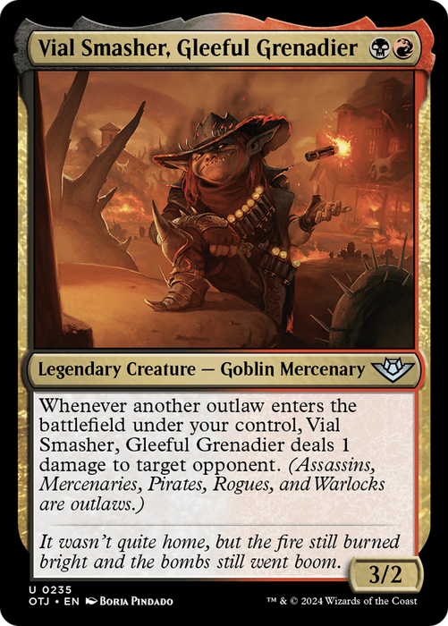 Vial Smasher, Gleeful Grenadier (OTJ-235) - uncommon - Foil