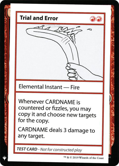 Trial and Error (CMB1-068) - rare