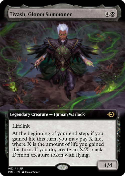 Tivash, Gloom Summoner (PRM-90076) - rare - Foil