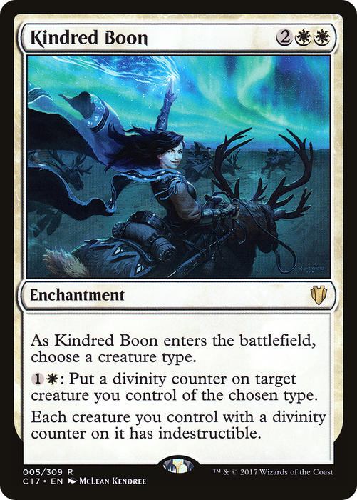 Kindred Boon (C17-005) - rare