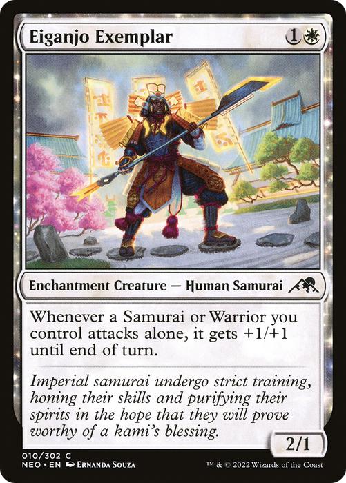 Eiganjo Exemplar (NEO-010) - common: (enchantment)