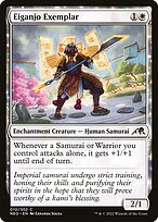 Eiganjo Exemplar (NEO-010) - common: (enchantment) - Foil