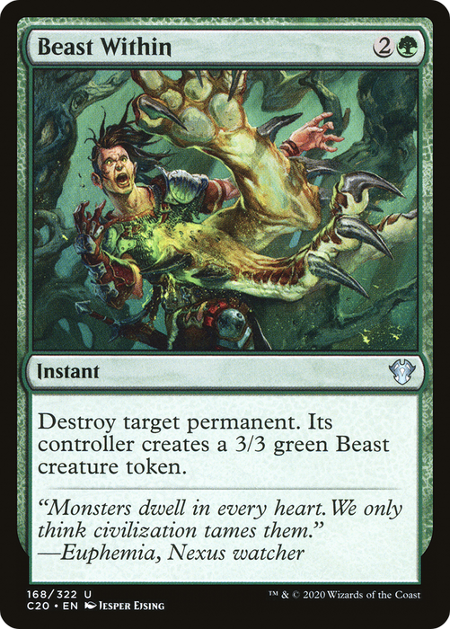 Beast Within (C20-168) - uncommon