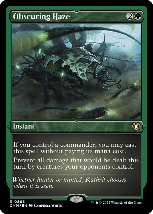 Obscuring Haze (CMM-566) - rare - Etched Foil