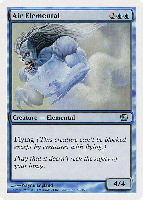 Air Elemental (8ED-059) - uncommon