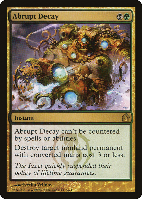 Abrupt Decay (RTR-141) - rare - Foil