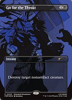 Go for the Throat (PCBB-003) - rare (Borderless) - Foil