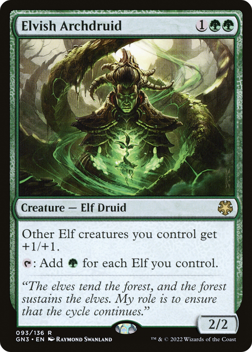 Elvish Archdruid (GN3-093) - rare