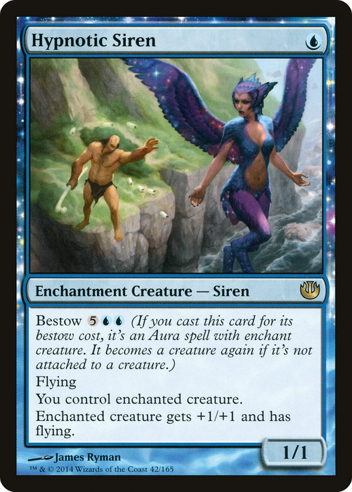 Hypnotic Siren (JOU-042) - rare: (enchantment) - Foil