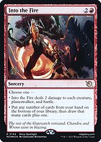 Into the Fire (PRE-144S) - rare - Foil