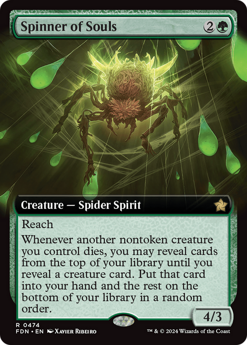 Spinner of Souls (FDN-474) - rare: (Extended Art)