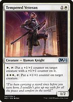 Tempered Veteran (M21-041) - uncommon