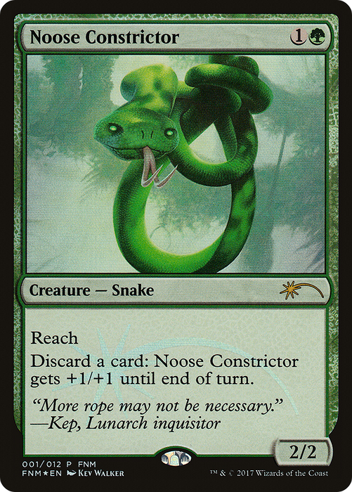 Noose Constrictor (FNM-001) - rare - Foil