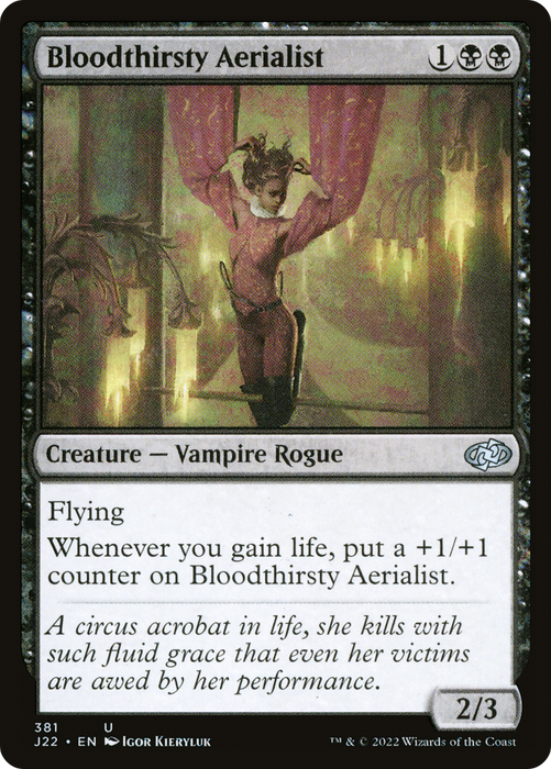 Bloodthirsty Aerialist (J22-381) - uncommon