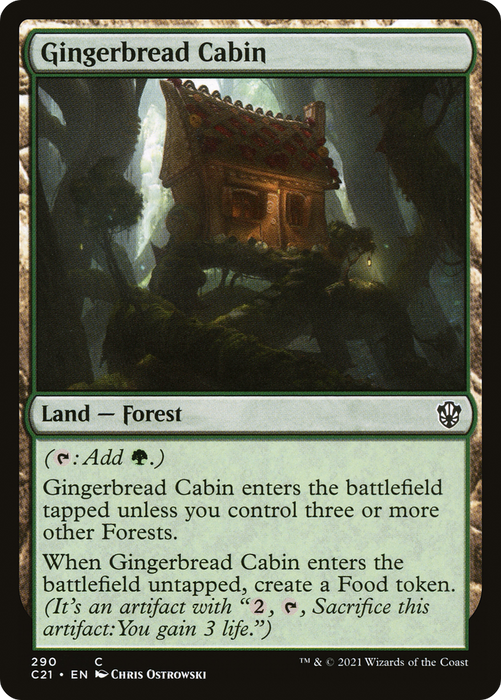 Gingerbread Cabin (C21-290) - common