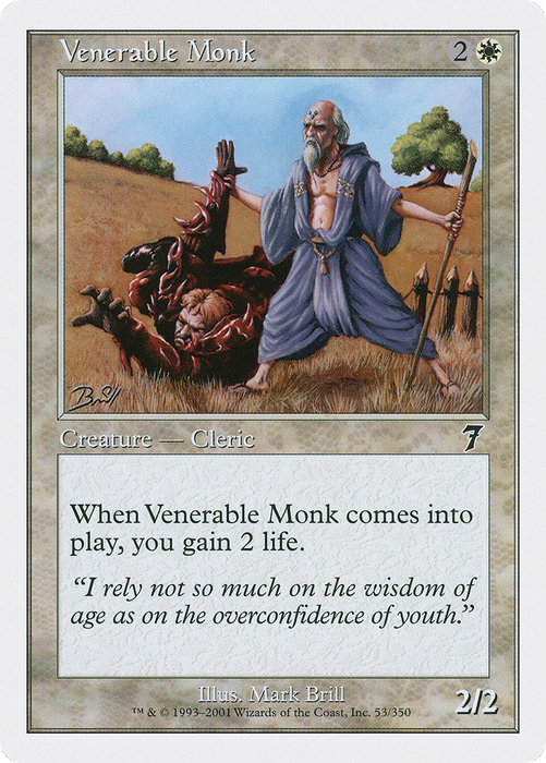 Venerable Monk (7ED-053) - common
