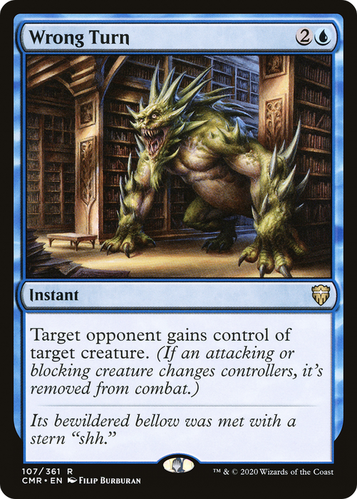 Wrong Turn (CMR-107) - rare - Foil