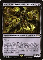 Mortarion, Daemon Primarch (40K-041) - rare