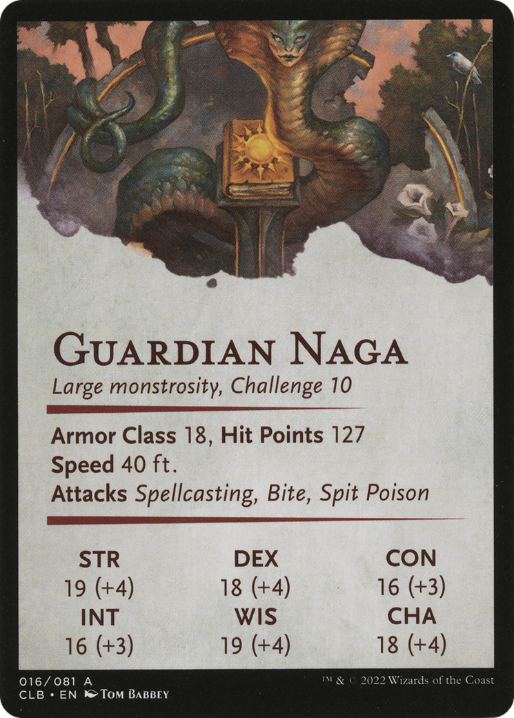 Guardian Naga // Guardian Naga (ACLB-016) - common (Borderless) - Foil