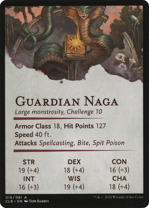 Guardian Naga // Guardian Naga (ACLB-016) - common (Borderless)