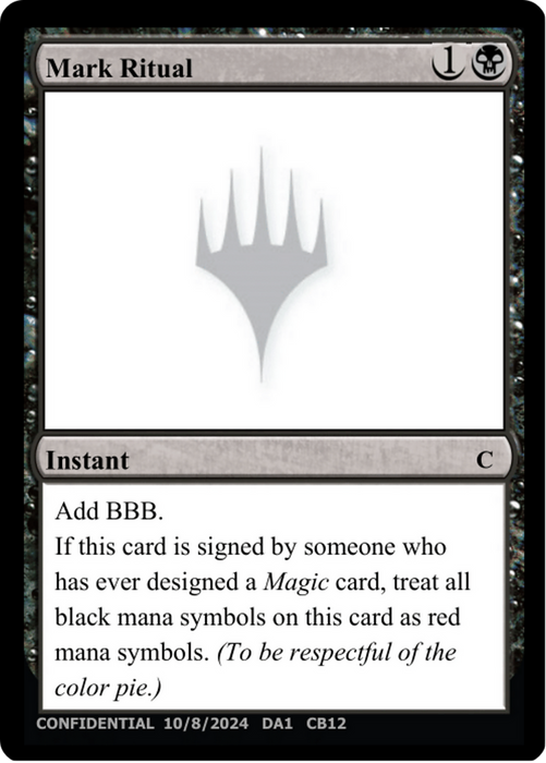 Mark Ritual (UNK-CB12) - common