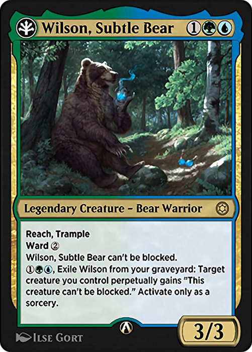 Wilson, Subtle Bear (HBG-19U) - rare