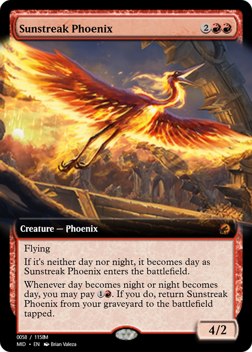 Sunstreak Phoenix (PRM-93996) - mythic - Foil