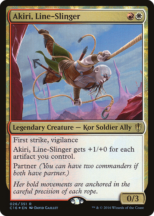 Akiri, Line-Slinger (C16-026) - rare - Foil