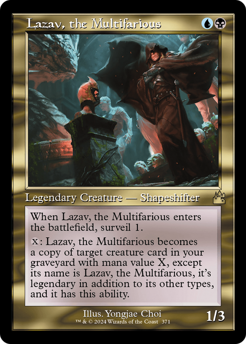 Lazav, the Multifarious (RVR-371) - rare - Foil