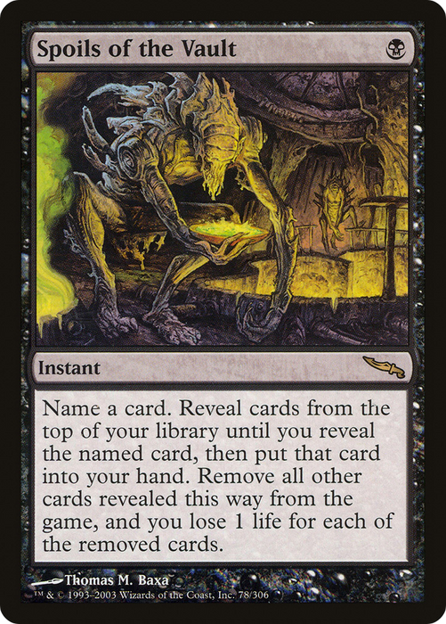 Spoils of the Vault (MRD-078) - rare - Foil