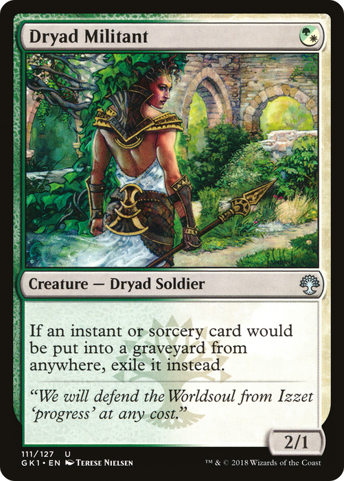 Dryad Militant (GR1-111) - uncommon