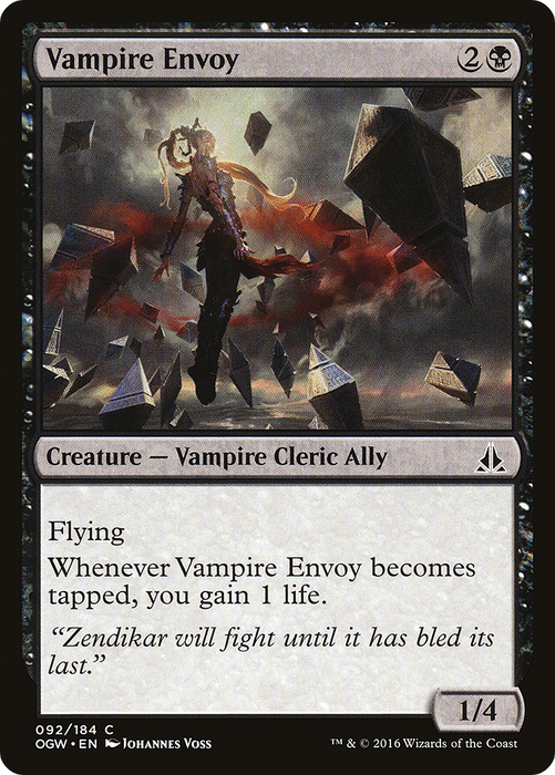 Vampire Envoy (OGW-092) - common - Foil