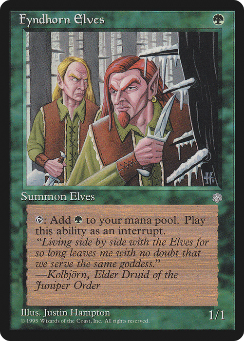 Fyndhorn Elves (ICE-244) - common