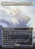 Minas Tirith (LTR-420) - rare (Borderless) - Foil
