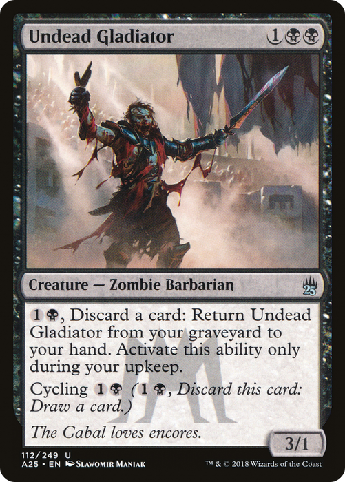 Undead Gladiator (A25-112) - uncommon - Foil