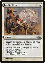 Pay No Heed (M14-027) - common - Foil