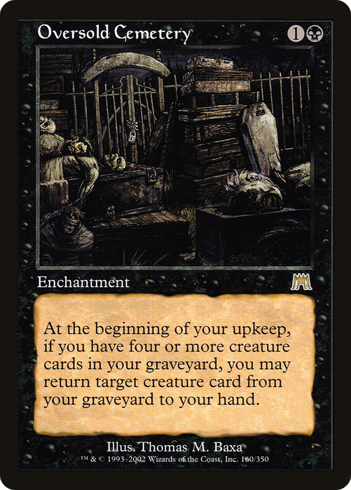 Oversold Cemetery (ONS-160) - rare - Foil