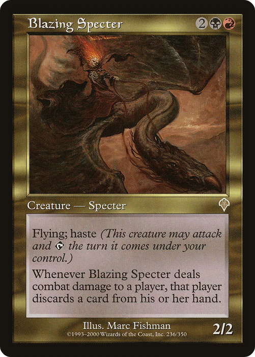 Blazing Specter (INV-236) - rare - Foil