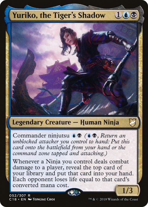 Yuriko, the Tiger's Shadow (C18-052) - rare