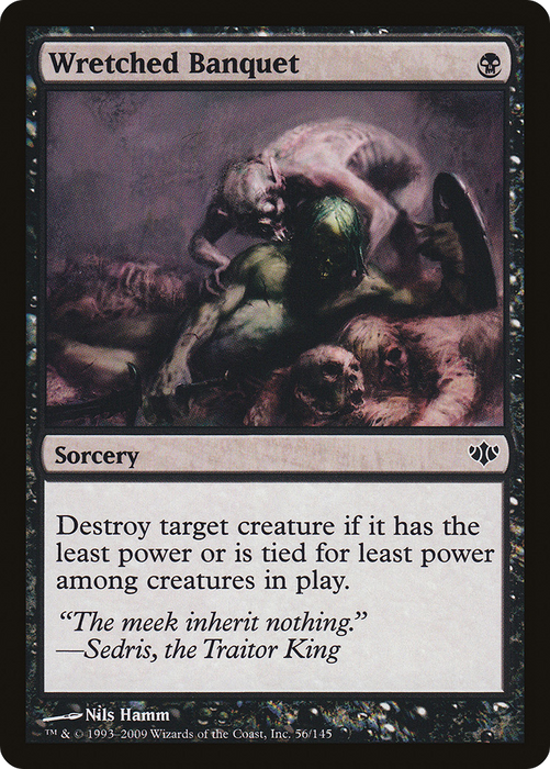 Wretched Banquet (CON-056) - common - Foil