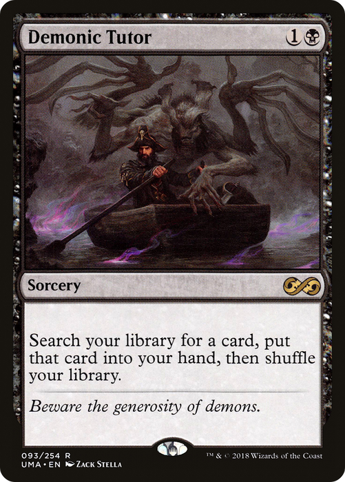 Demonic Tutor (UMA-093) - rare