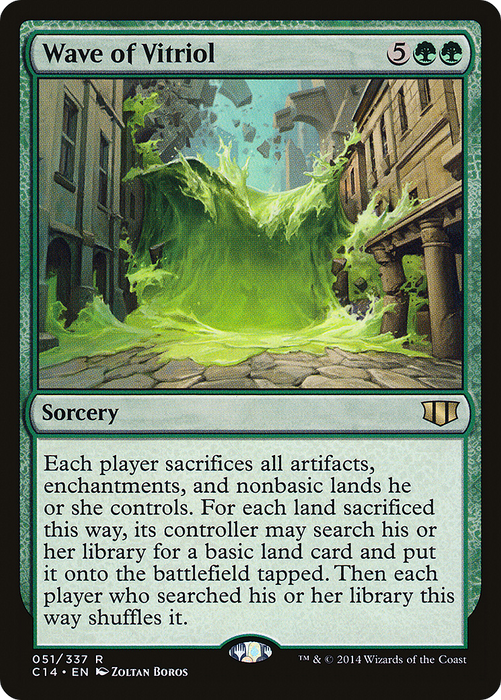 Wave of Vitriol (C14-051) - rare