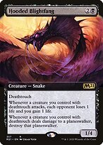 Hooded Blightfang (M21-357) - rare: (Extended Art) - Foil