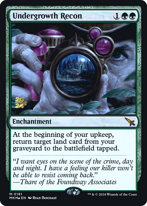 Undergrowth Recon (PRE-181S) - mythic - Foil