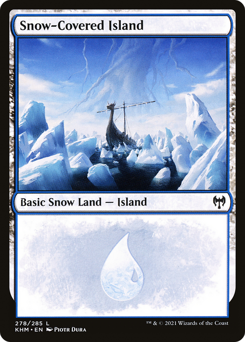 Snow-Covered Island (KHM-278) - common: (snow) - Foil