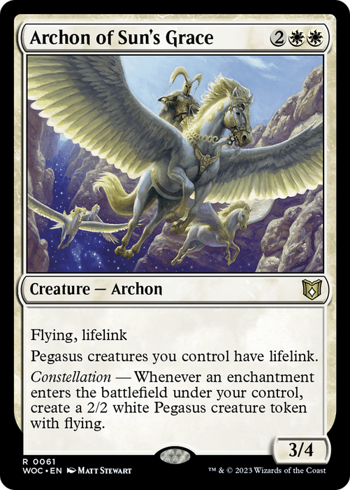 Archon of Sun's Grace (WOC-061) - rare